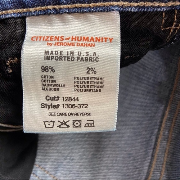 Coh Citizen of Humaity jeans Elson medium rise straight leg Jerome Dahan  USA 25 - Picture 8 of 16